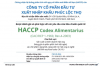 Giấy chứng nhận HACCP