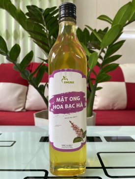 MẬT ONG HOA BẠC HÀ CHAI 520ML